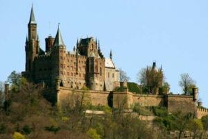 Monumentální hrad Hohenzollern